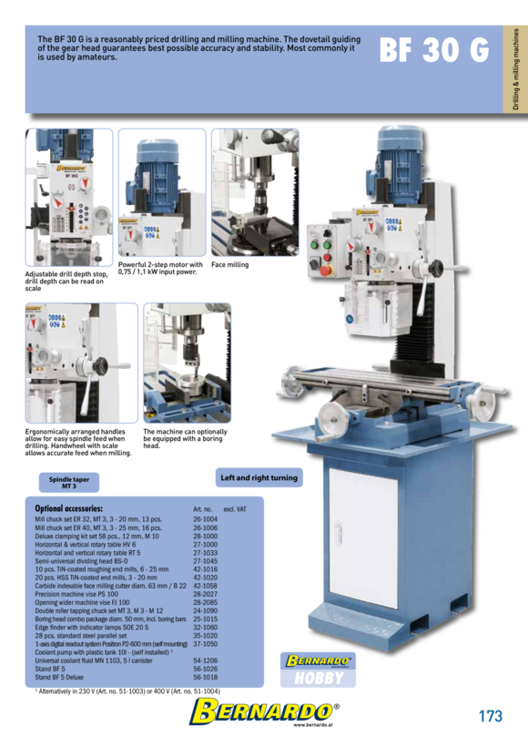 Bernardo Hohlstemmbohrer 15,87 mm ( HM 25 / 30 ) 14-1004