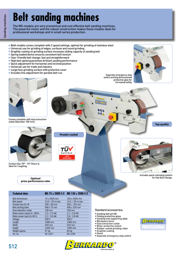Bernardo Radialventilator SF 1000 B 12-2000