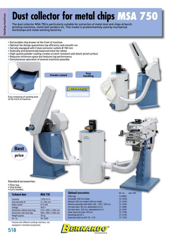 Bernardo Drehbacken DIJ-DK12-630 21-0990