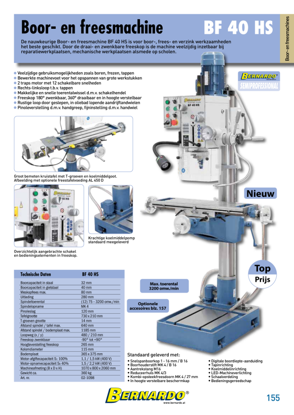 Bernardo Absauganlage DC 400 / 400 V 12-2060