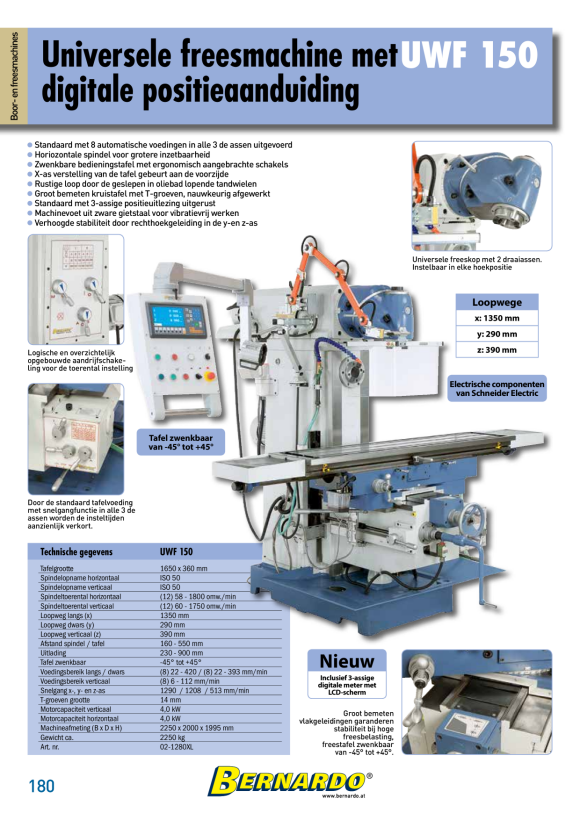 Bernardo Schwenkbiegemaschinen mit segmentierter B 1050 BOX-S 06-1350B