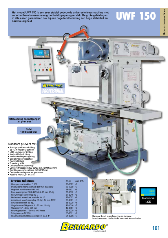 Bernardo Schwenkbiegemaschinen mit segmentierter B 1050 BOX-S 06-1350B
