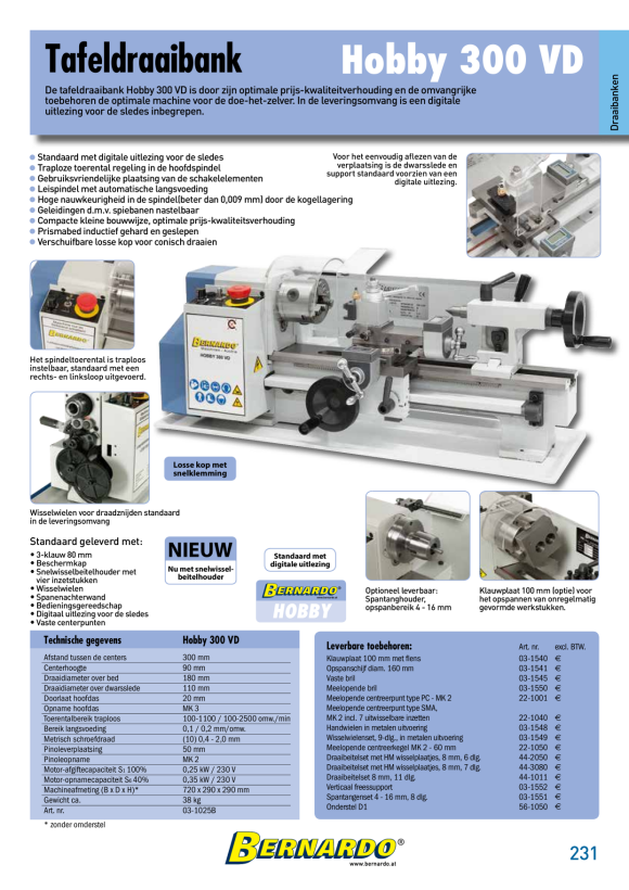 Bernardo MPR 3050 - 6,0 GMD 06-1541XL