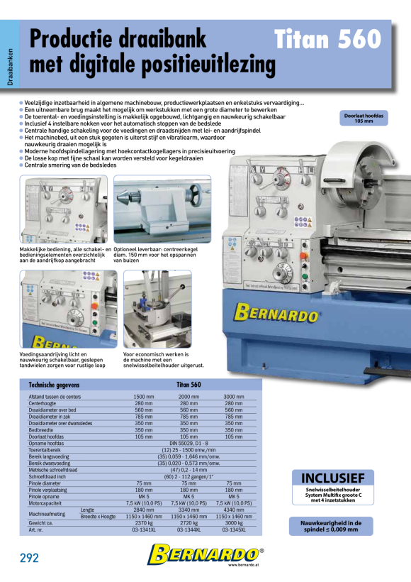 Bernardo Weiche Monoblockbacken DSJ-DK11-250 21-0855