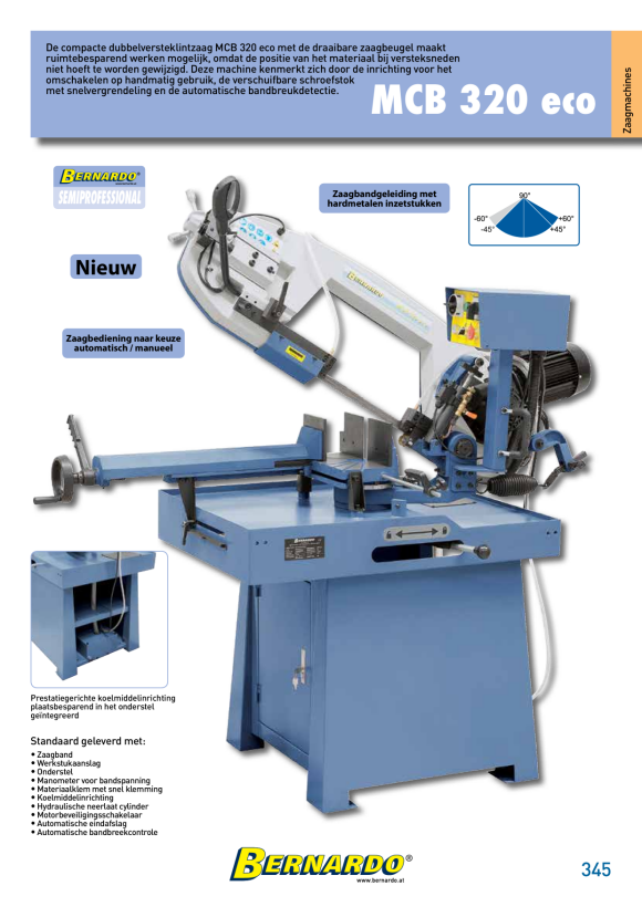 Bernardo Manuelle Metallkreissäge MCB 320 eco / 400 V 04-1166