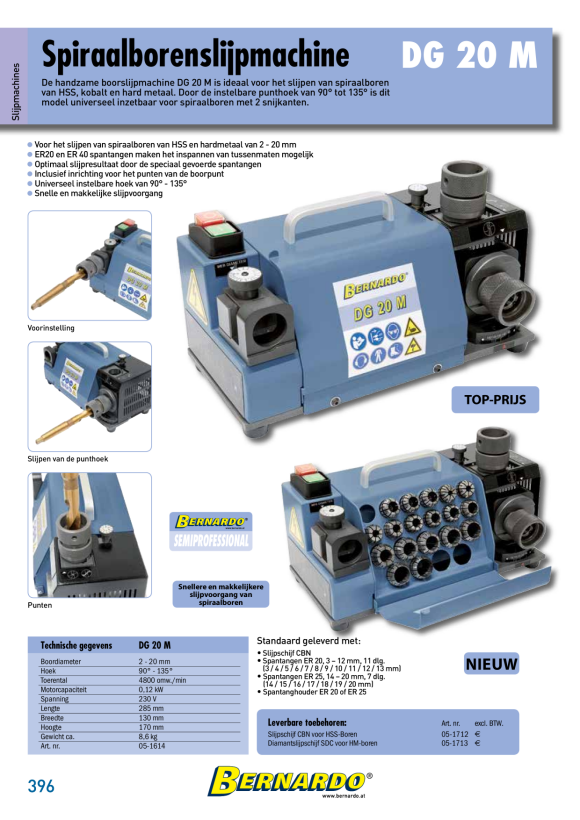 Bernardo Bohrerschleifmaschine Bohrerschleifmaschine DG 32 MD 05-1615