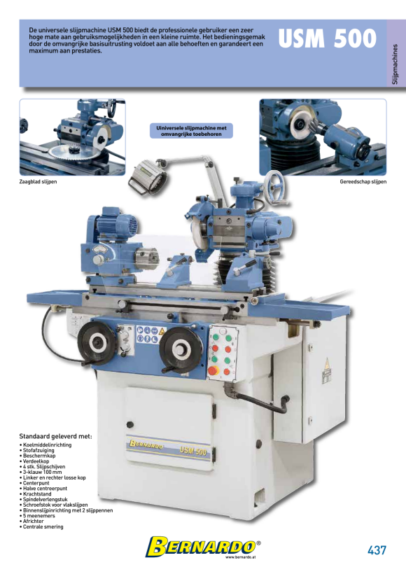 Bernardo Universal-Schleifmaschine USM 500 mit Absaugung 05-1375