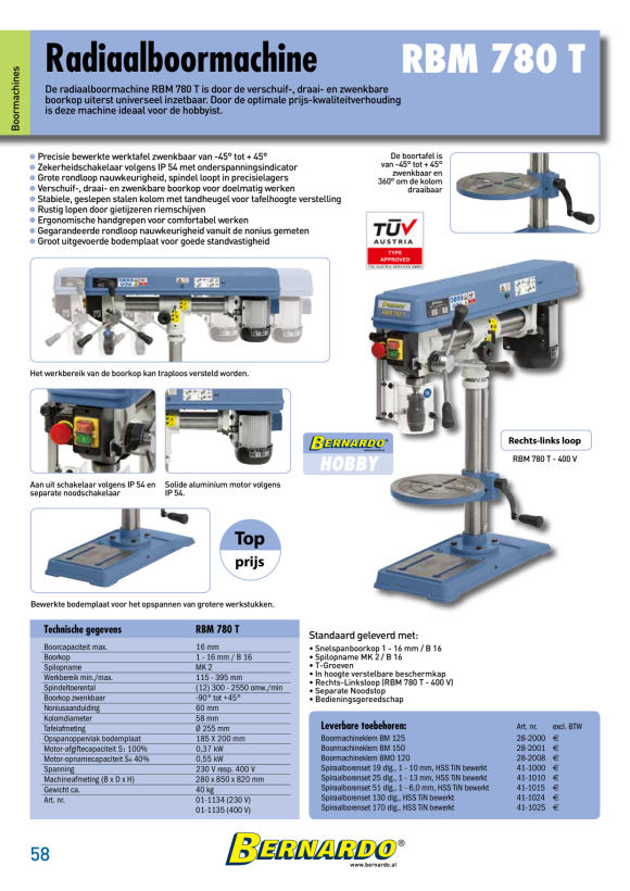Bernardo Spanngurt DC 300 / 400 / 500 E 12-1116