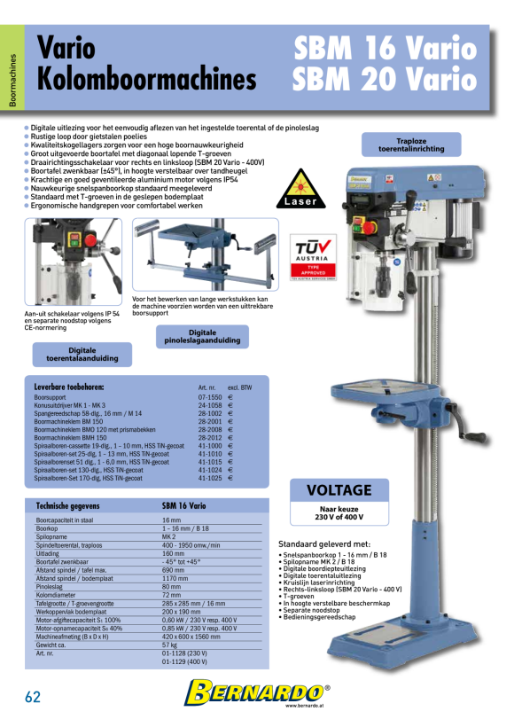 Bernardo Formatkreissägen Basic 2000 Pro / 400 V 09-1129