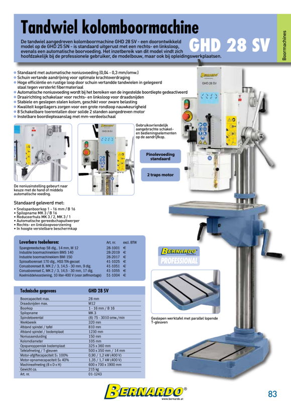 Bernardo Niederzugbacken DJ 130 - 2 Stk. 28-3010