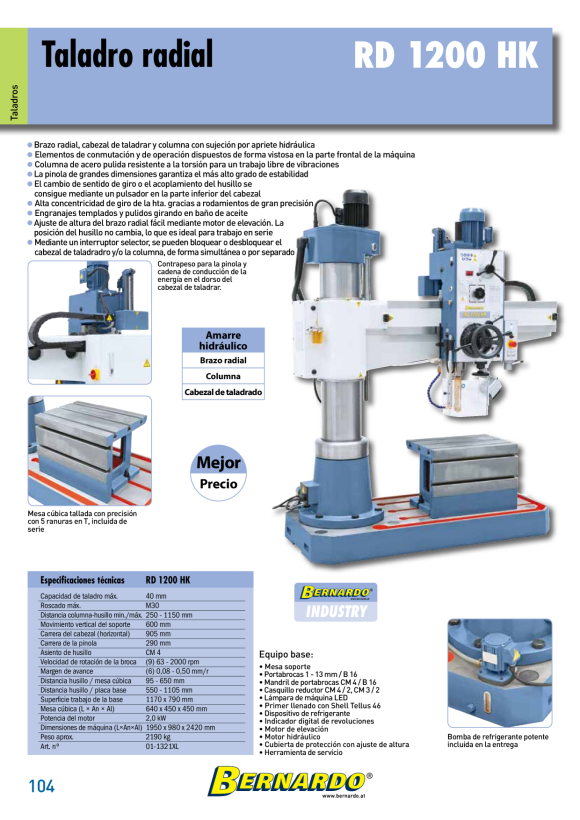 Bernardo Formatkreissägen TK 200 PRO / 230 V 09-1048