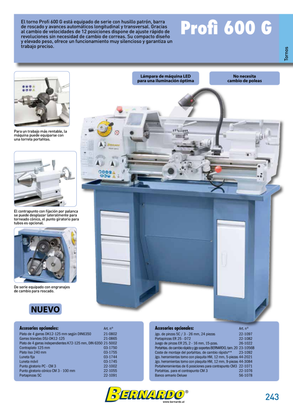 Bernardo Weiche Monoblockbacken DSJ-DK12-125 21-0865