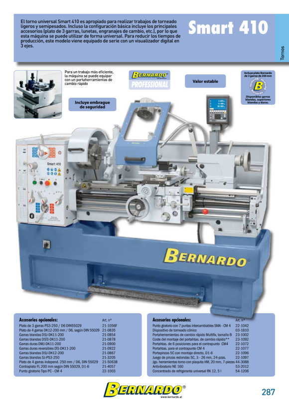 Bernardo Schnellwechselstahlhalterset System Multifix Größe B, inkl. 4 gerader Einsätze 23-1002