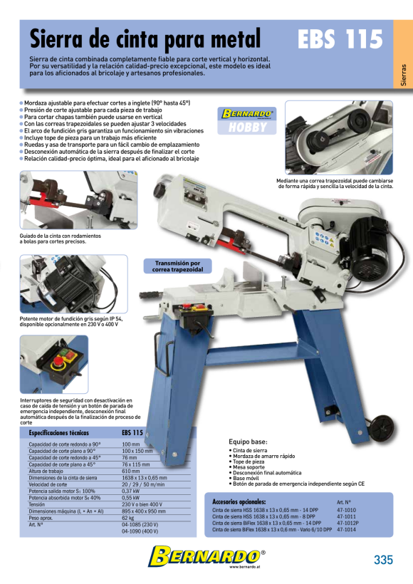 Bernardo Sägeband HSS 1638 x 13 x 0,65 - 14 ZpZ 47-1010