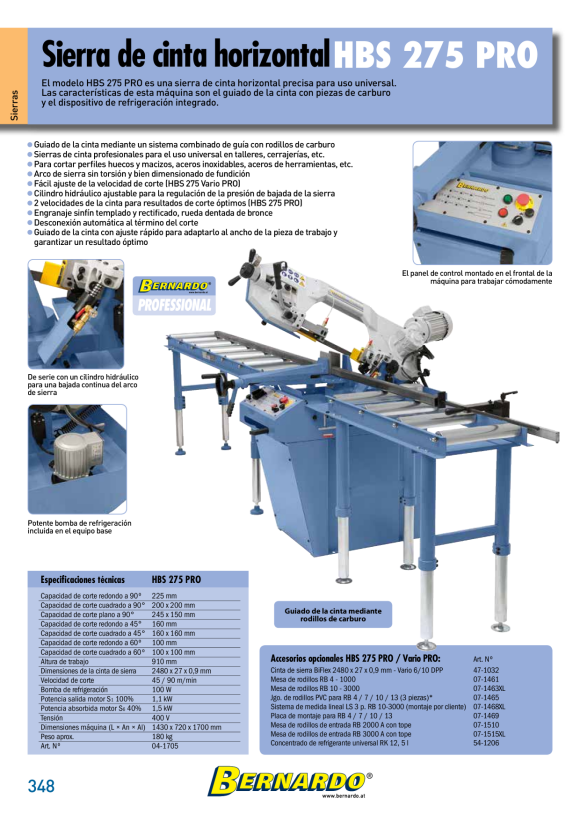 Bernardo Horizontalbandsäge HBS 275 PRO / 400 V 04-1705