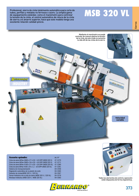 Bernardo Bandsägevollautomat MSB 320 V 04-1480XL