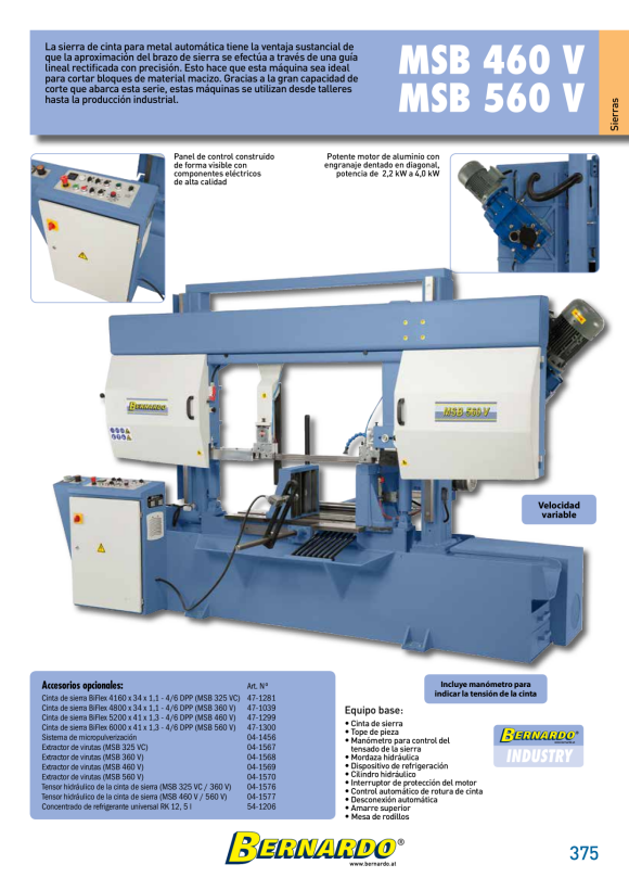 Bernardo Bandsägevollautomat MSB 460 V 04-1540XL