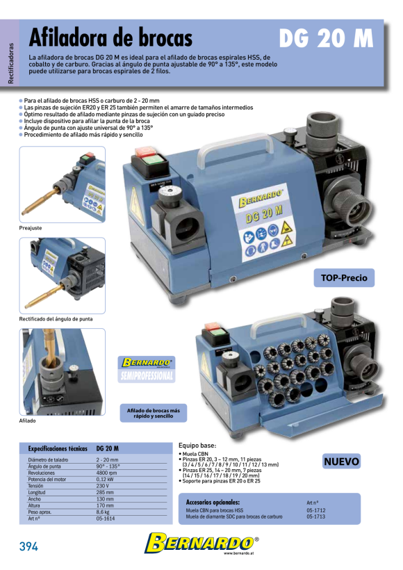 Bernardo Bohrerschleifmaschine Bohrerschleifmaschine DG 32 MD 05-1615