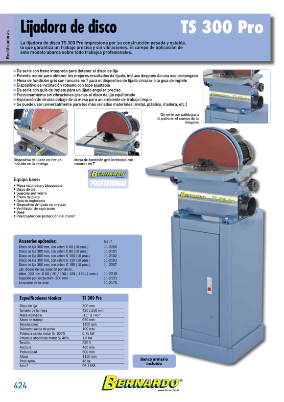 Bernardo Universal-Werkzeugschleifmaschine UWS 320 05-1365