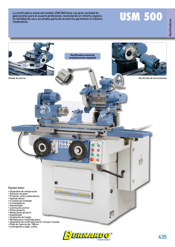 Bernardo Universal-Schleifmaschine USM 500 mit Absaugung 05-1375