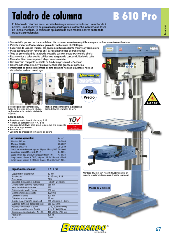 Bernardo Radialventilator SF 2000 B 12-2005