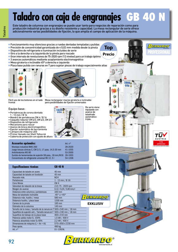 Bernardo Radialventilator RV 203 / 230 V 12-2020