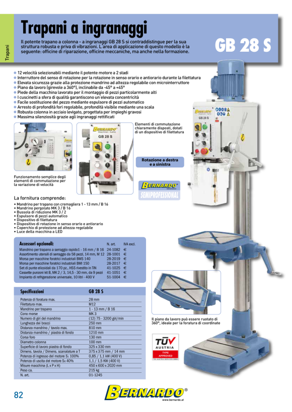 Bernardo Niederzugbacken DJ 130 - 2 Stk. 28-3010