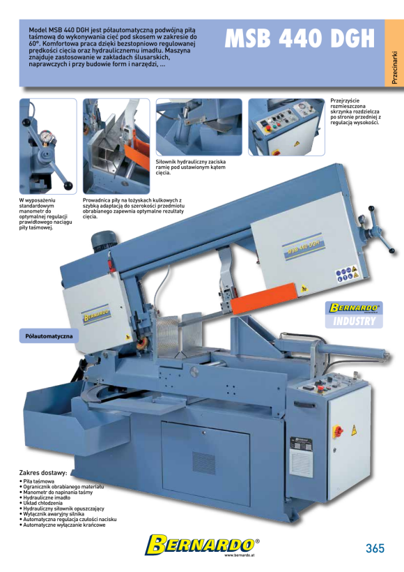 Bernardo Doppelgehrungsbandsäge MSB 440 DGH 04-1765XL