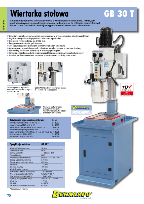 Bernardo Vorschubapparate Kantenkappgerät KG 60 DUO 14-2019