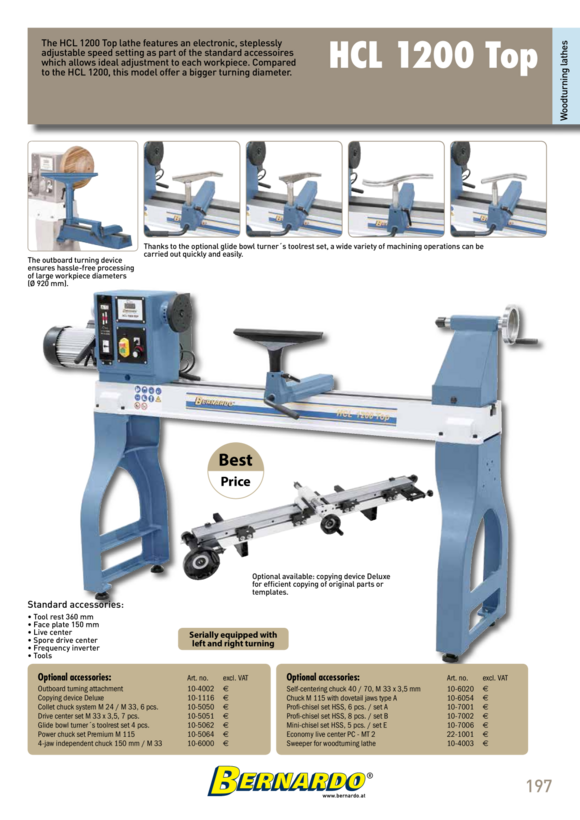 Bernardo Spannfutter-Set Premium, 110 mm 10-5064