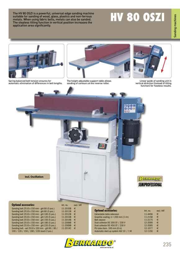 Bernardo Graphitband, b = 200 mm (1 lfm) 11-2158