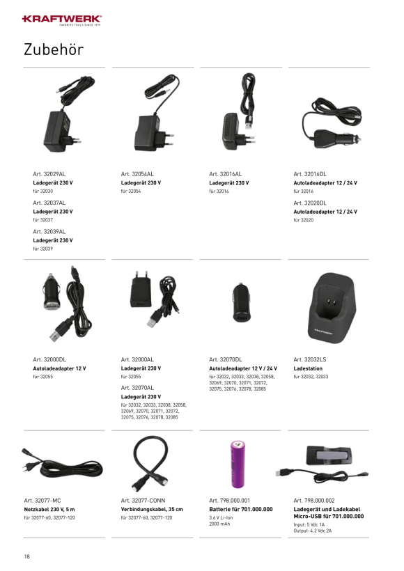 Kraftwerk Ersatzlampe ohne Ladegerät 32016 32016-02