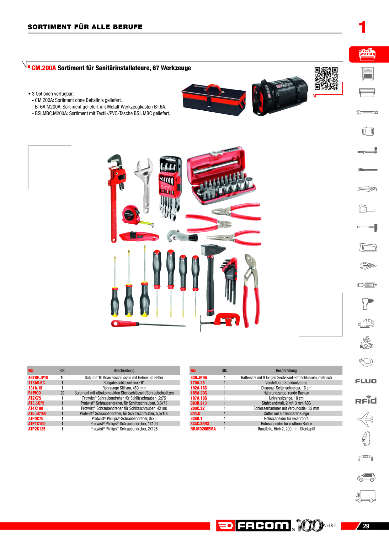 Set Sanitaerinstallation 67tlg CM.200A 3662424086731