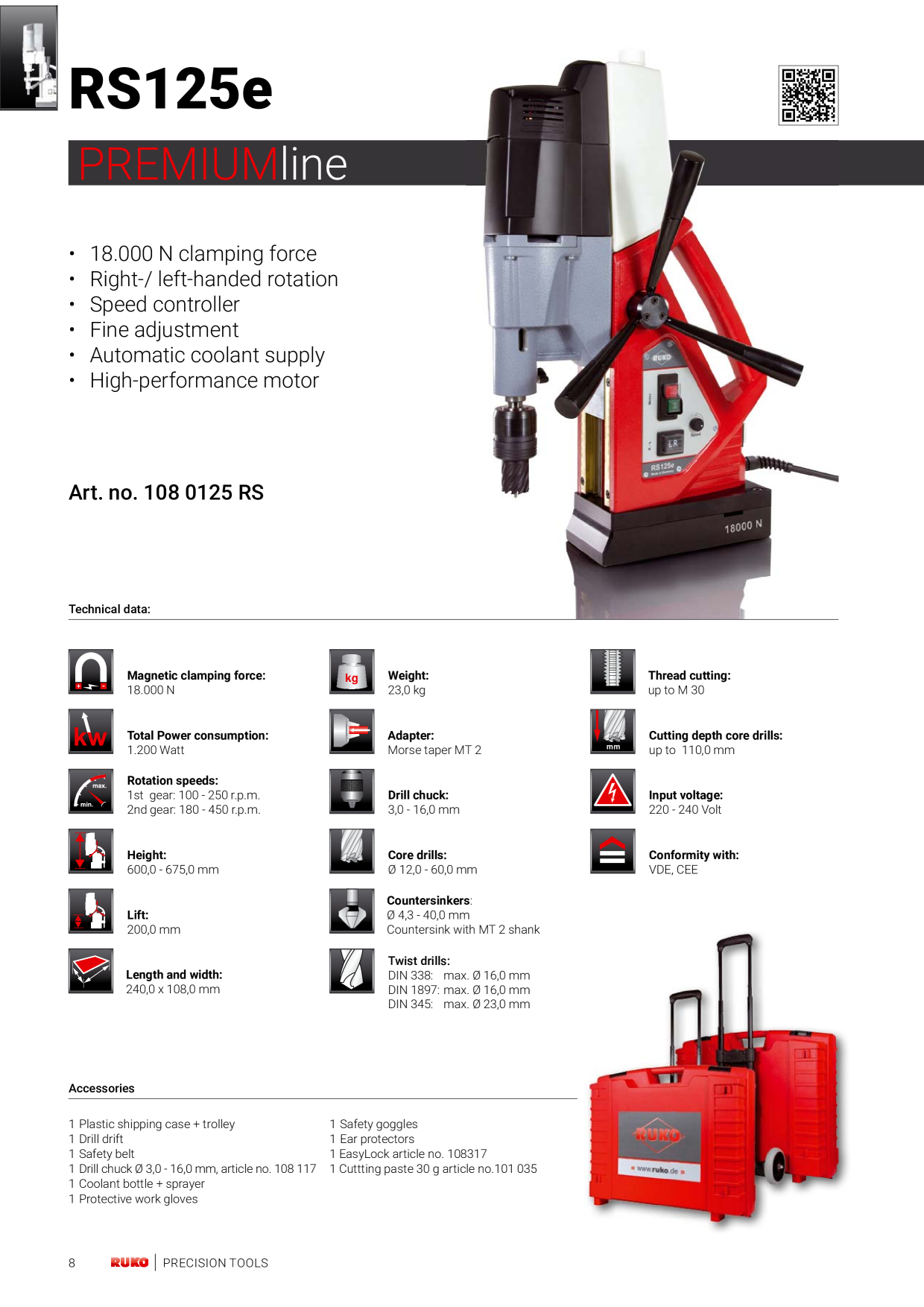 RUKO catalogue Core drilling technology Page 8