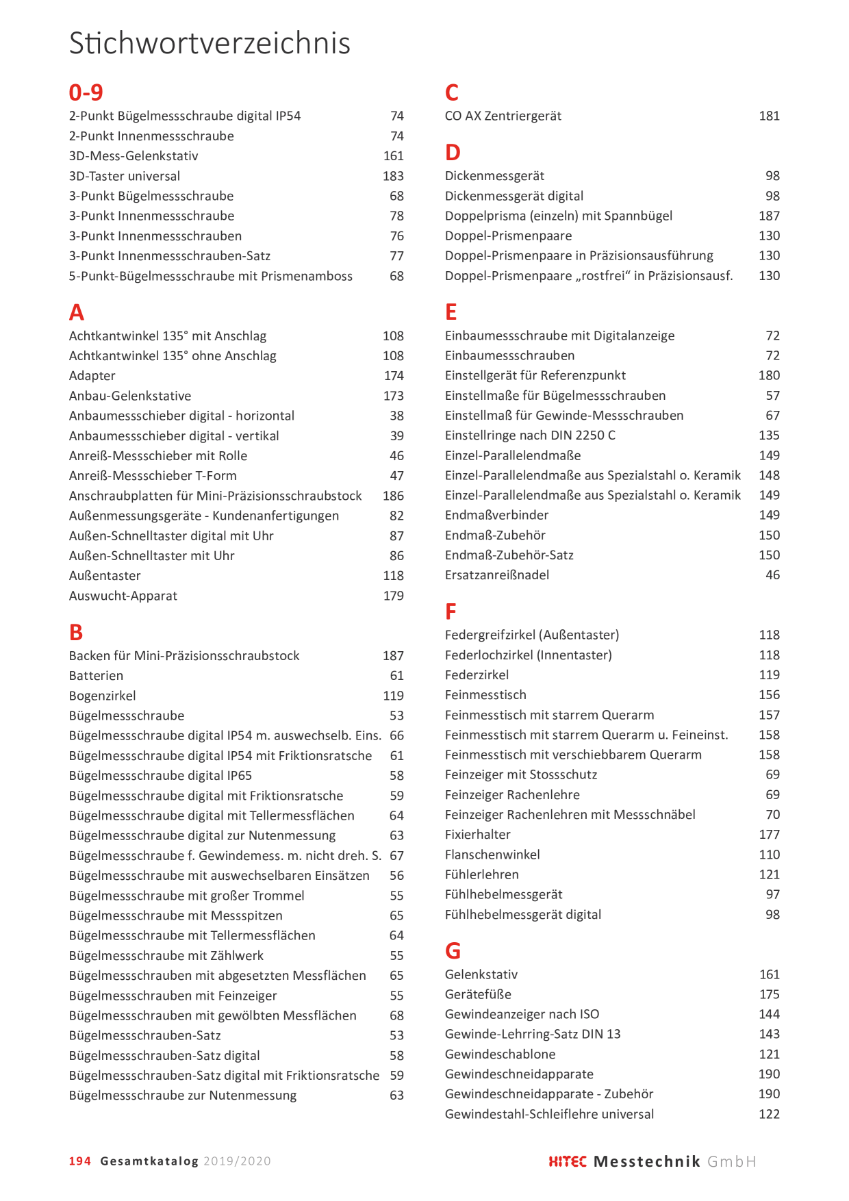 Catalog Overview Image