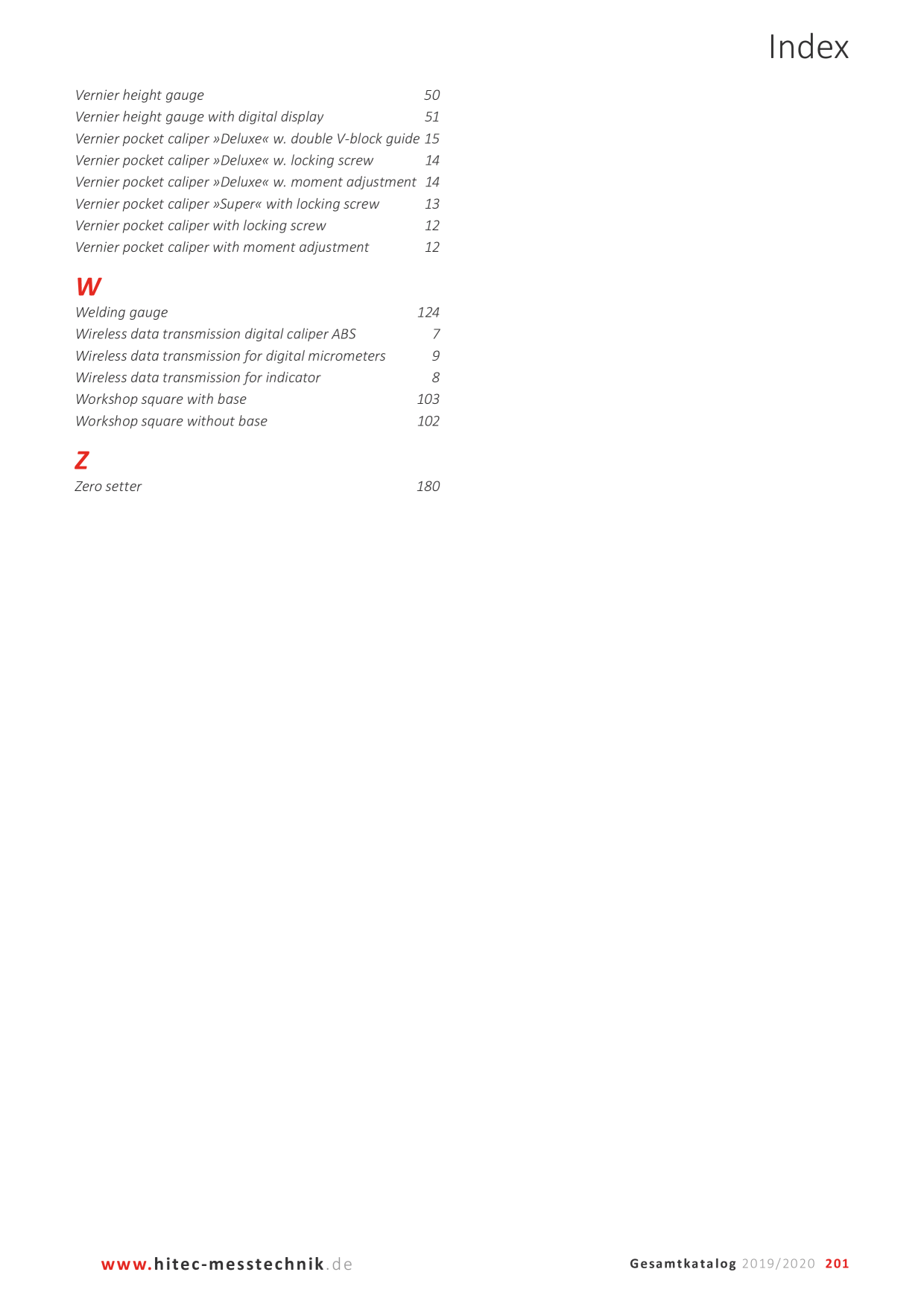 Catalog Overview Image