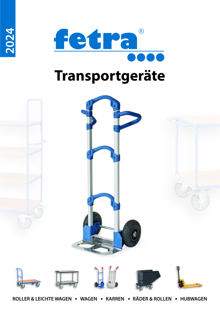 fetra Hauptkatalog Transportgeräte Č. 564