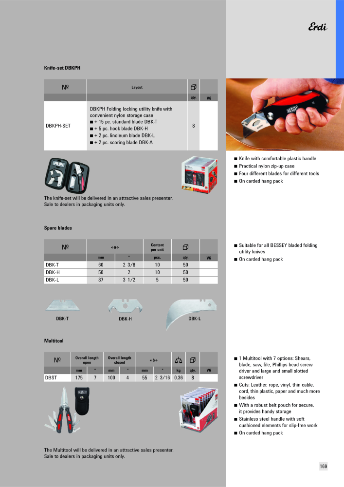 BESSEY Main Catalogue Clamping- and Cutting Technology NO.: 573 - Page 169