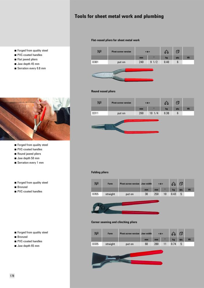 BESSEY Main Catalogue Clamping- and Cutting Technology NO.: 573 - Page 178
