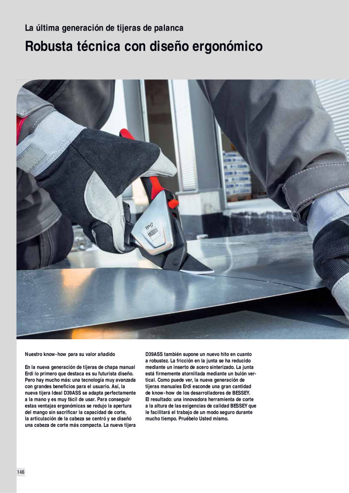 BESSEY Catálogo general Tecnología de Sujeción y de Corte Nº: 576 - Página 146