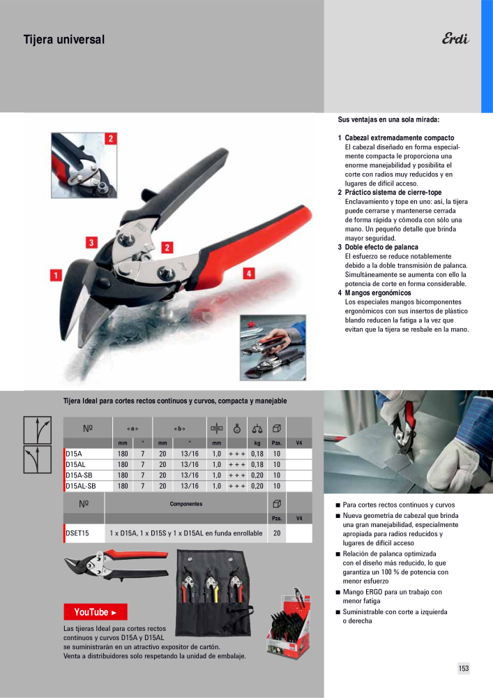 BESSEY Catálogo general Tecnología de Sujeción y de Corte Nº: 576 - Página 153