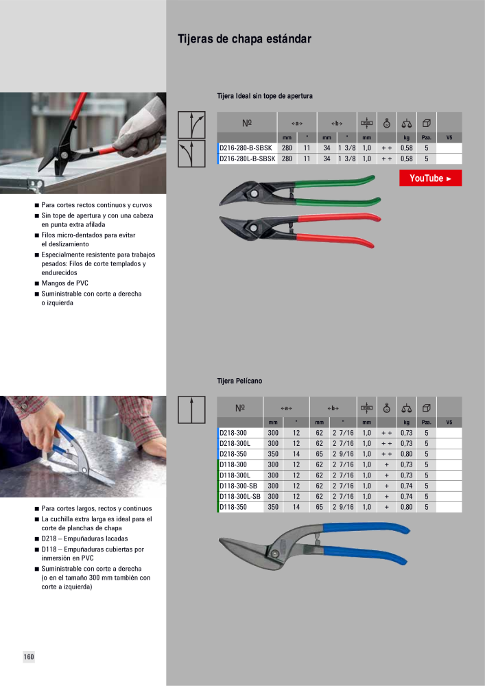 BESSEY Catálogo general Tecnología de Sujeción y de Corte Nº: 576 - Página 160