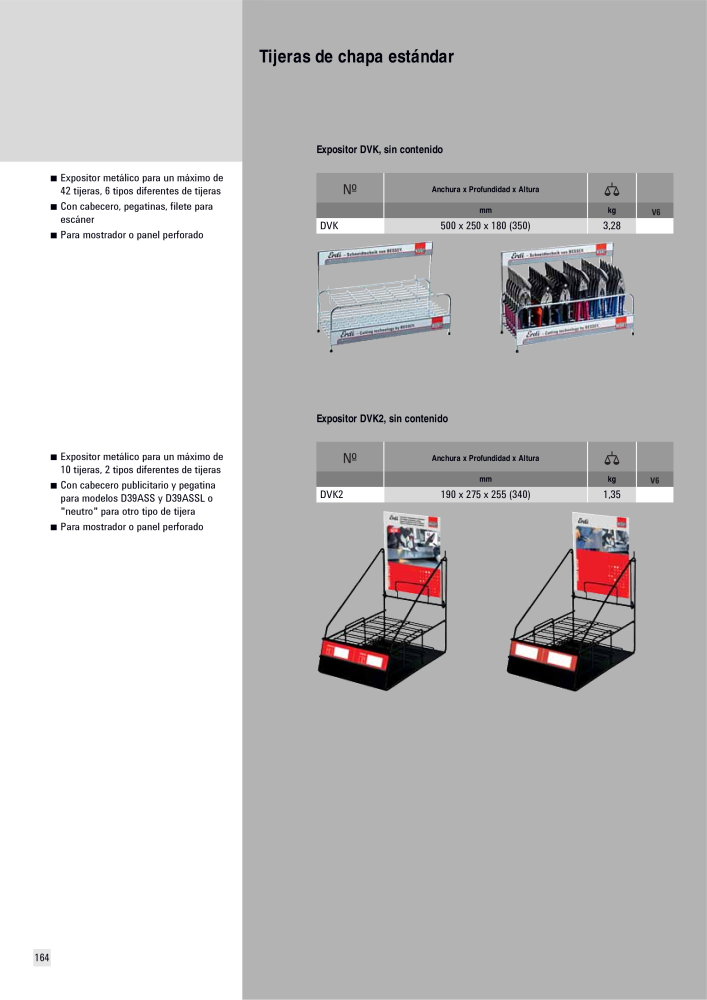 BESSEY Catálogo general Tecnología de Sujeción y de Corte Nº: 576 - Página 164