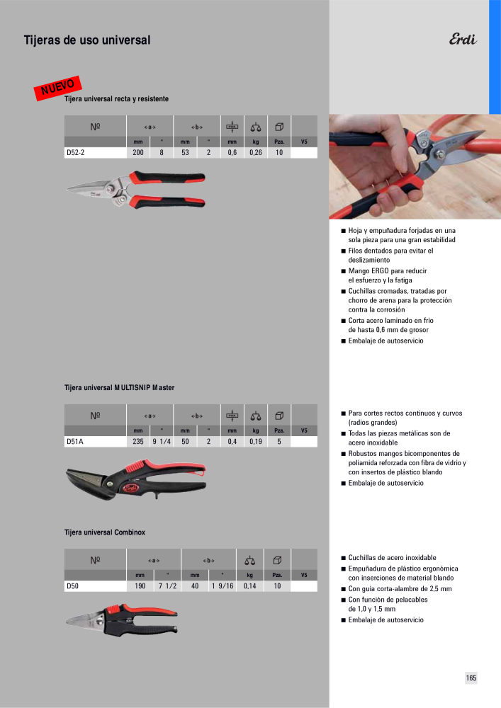 BESSEY Catálogo general Tecnología de Sujeción y de Corte Nº: 576 - Página 165