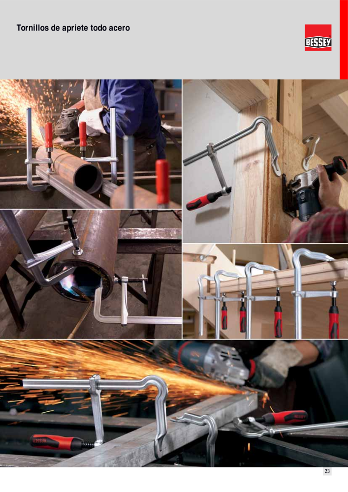 BESSEY Catálogo general Tecnología de Sujeción y de Corte Nº: 576 - Página 23