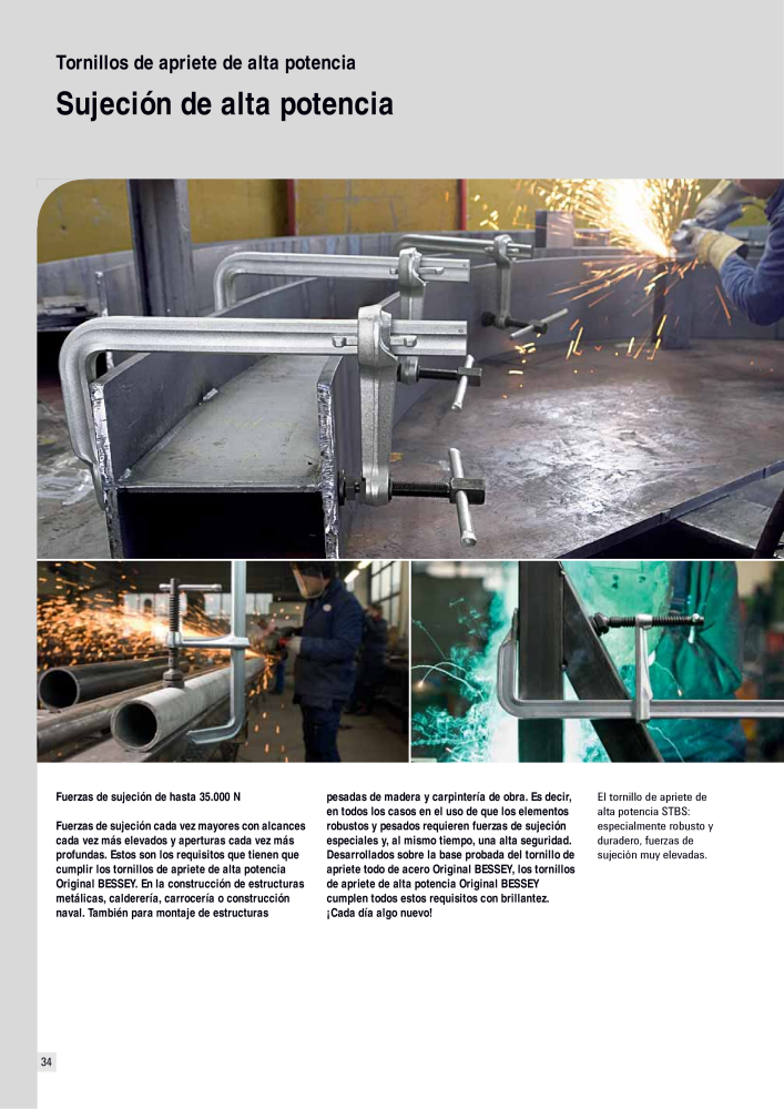 BESSEY Catálogo general Tecnología de Sujeción y de Corte Nº: 576 - Página 34
