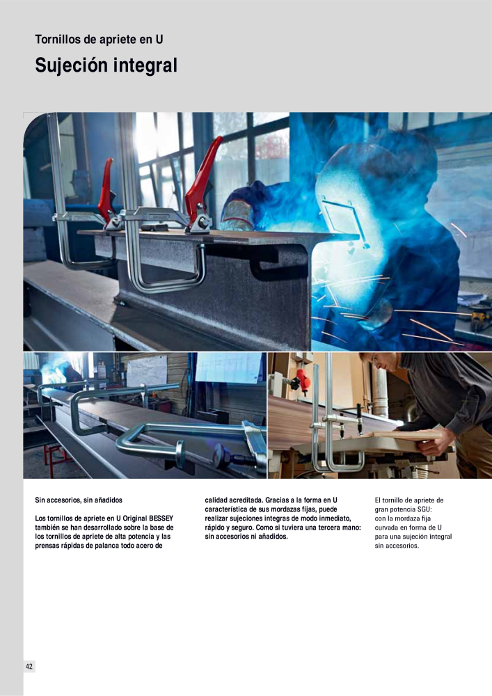 BESSEY Catálogo general Tecnología de Sujeción y de Corte Nº: 576 - Página 42