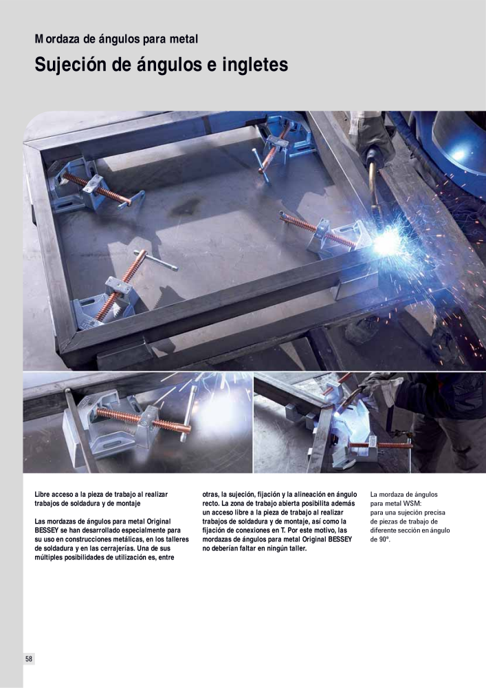 BESSEY Catálogo general Tecnología de Sujeción y de Corte Nº: 576 - Página 58