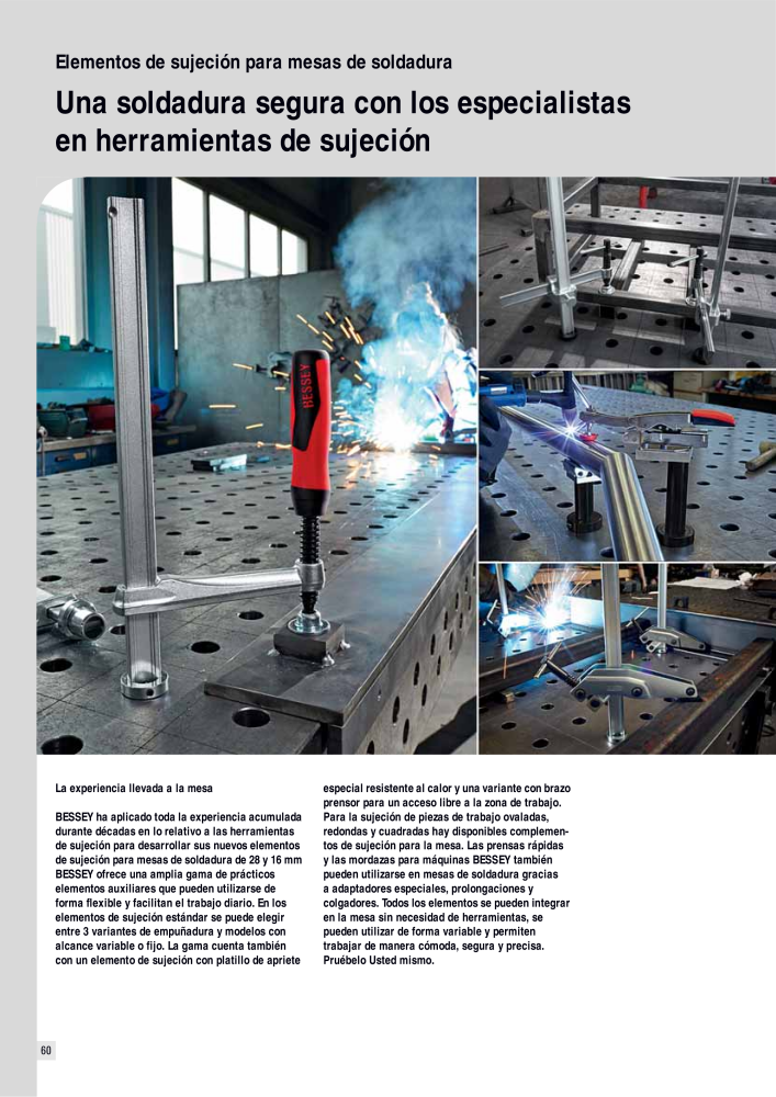 BESSEY Catálogo general Tecnología de Sujeción y de Corte Nº: 576 - Página 60