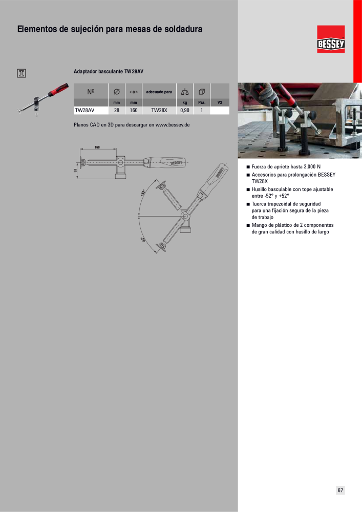 BESSEY Catálogo general Tecnología de Sujeción y de Corte Nº: 576 - Página 67